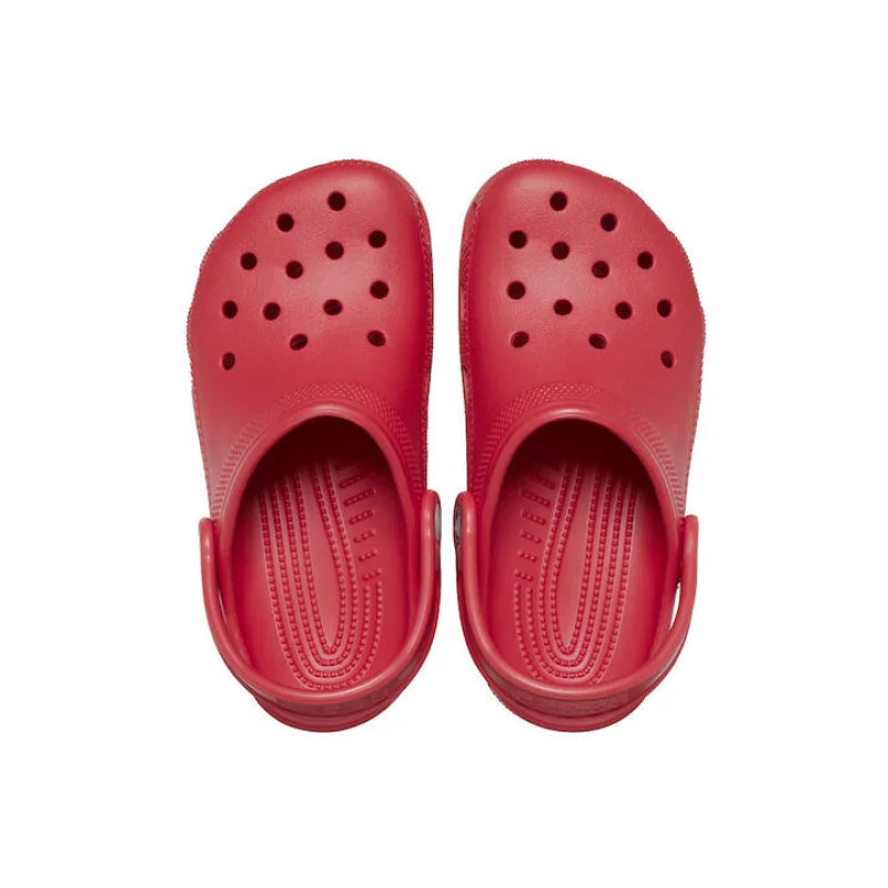 Crocs Crocs Παιδικά Παπουτσάκια Θαλάσσης Classic Clog T Κόκκινα Θαλάσσης Αγόρι / Beachwear Boys fixedratio_20231204154442_580072c5