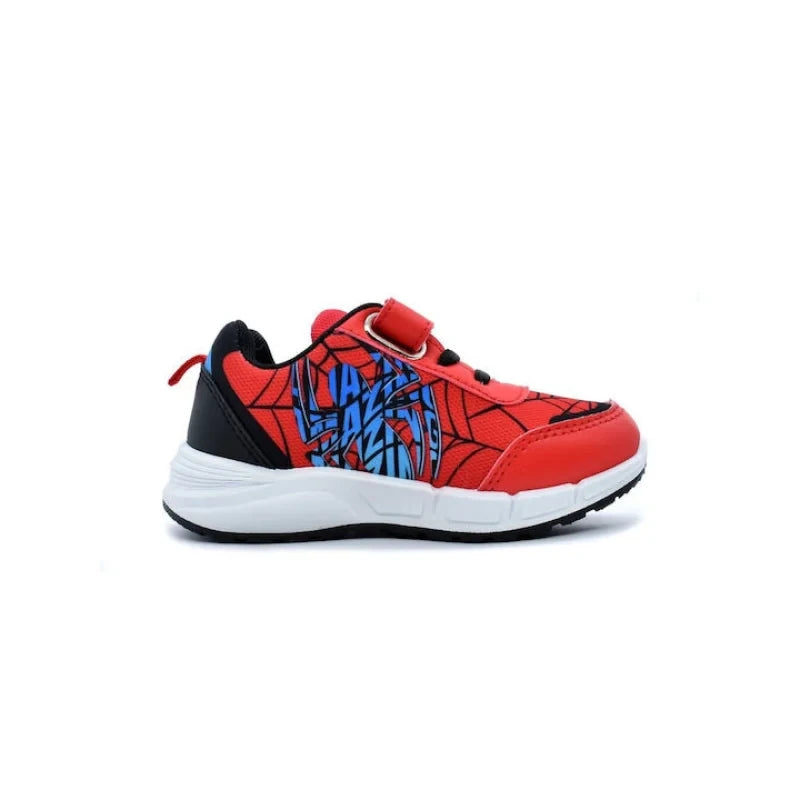Leomil Spiderman Παιδικά Ανατομικά Sneakers με Φωτάκια για Αγόρια - Κόκκινο Παπούτσι Αγόρι Φωτάκια / Shoes with Lights Boy fixedratio_20240223090012_2e4ff2b7