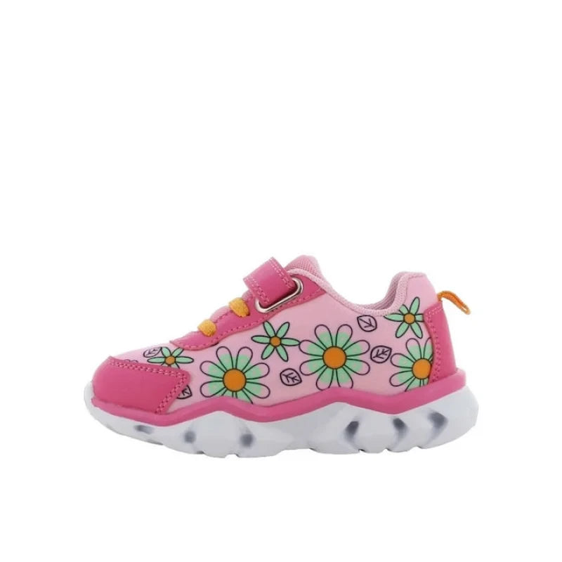Leomil Disney Minnie Παιδικά Sneakers Ανατομικά με Σκρατς & Φωτάκια για Κορίτσια Φούξια Παπούτσι Κορίτσι Φωτάκια / Shoes with Lights Girl fixedratio_20240226165549_6a9721da
