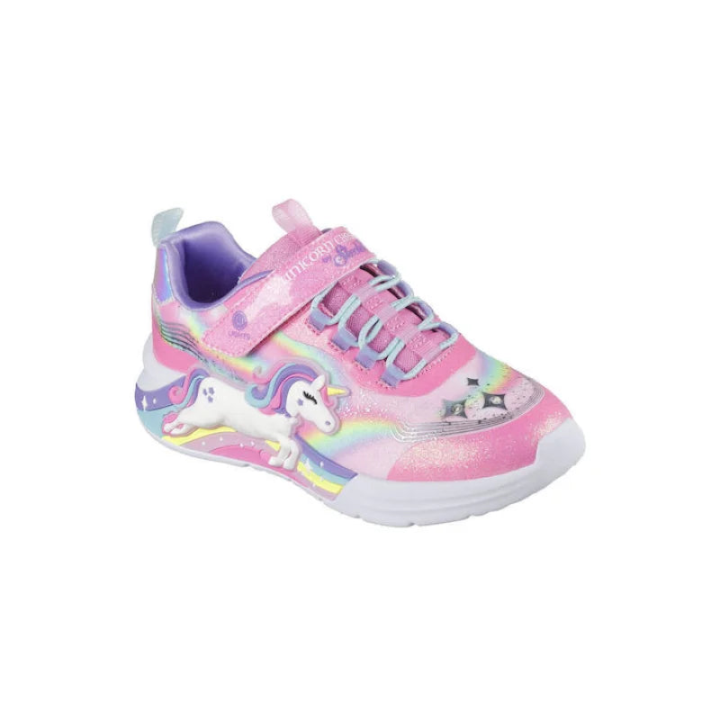 Skechers Skechers Παιδικά Sneakers με Μονόκερο για Κορίτσια Ροζ Παπούτσι Κορίτσι Φωτάκια / Shoes with Lights Girl fixedratio_20250206162310_c8ec23d9