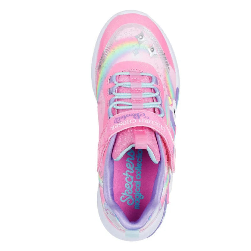 Skechers Skechers Παιδικά Sneakers με Μονόκερο για Κορίτσια Ροζ Παπούτσι Κορίτσι Φωτάκια / Shoes with Lights Girl fixedratio_20250206162325_d57769a3