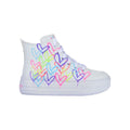 Skechers Hyperlift Love Daz Παιδικά Μποτάκια Λευκά