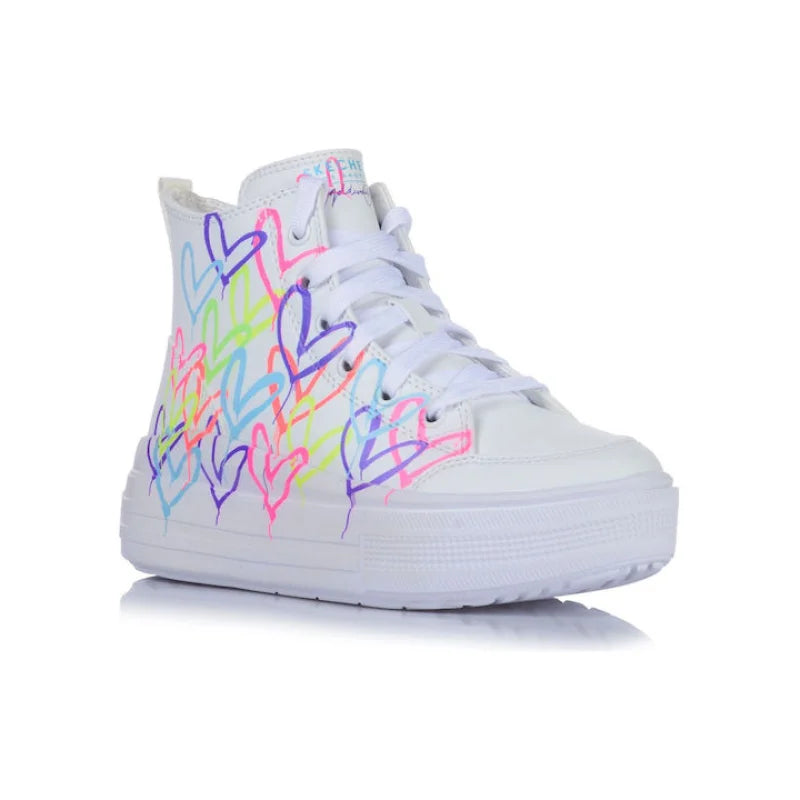 Skechers Skechers Hyperlift Love Daz Παιδικά Μποτάκια Λευκά Μποτάκι Κορίτσι / Boots Girl fixedratio_20250417021008_79d7a2d6
