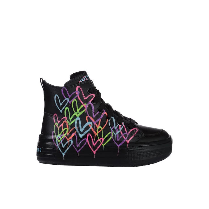 Skechers Skechers Hyperlift Love Daz Παιδικά Μποτάκια Μαύρα Μποτάκι Κορίτσι / Boots Girl fixedratio_20250612235837_19279a95