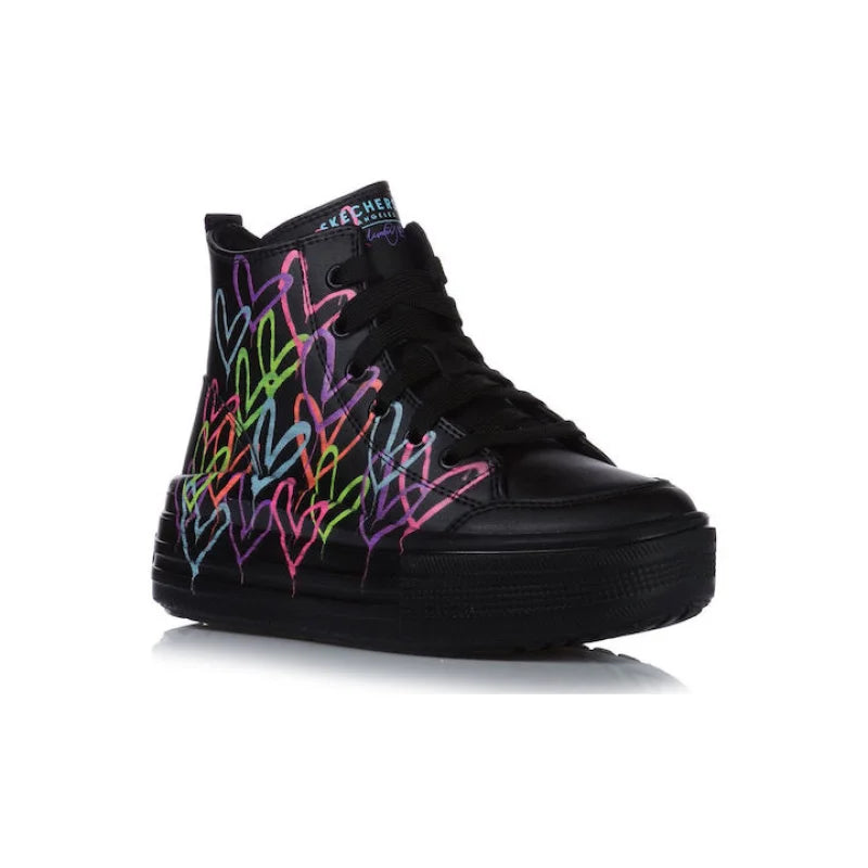 Skechers Skechers Hyperlift Love Daz Παιδικά Μποτάκια Μαύρα Μποτάκι Κορίτσι / Boots Girl fixedratio_20250612235845_6cd5b9e1