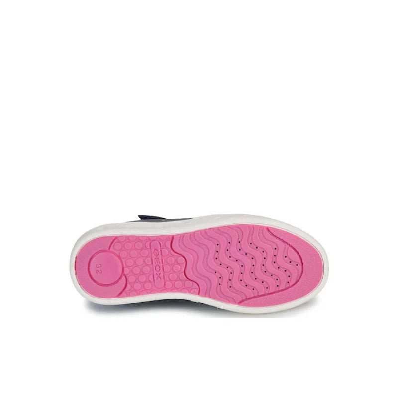 Geox Geox J Skylin Παιδικά Sneakers High Ανατομικά με Σκρατς Μπλε Παπούτσι Κορίτσι Φωτάκια / Shoes with Lights Girl fixedratio_20250616153238_4493a4f4