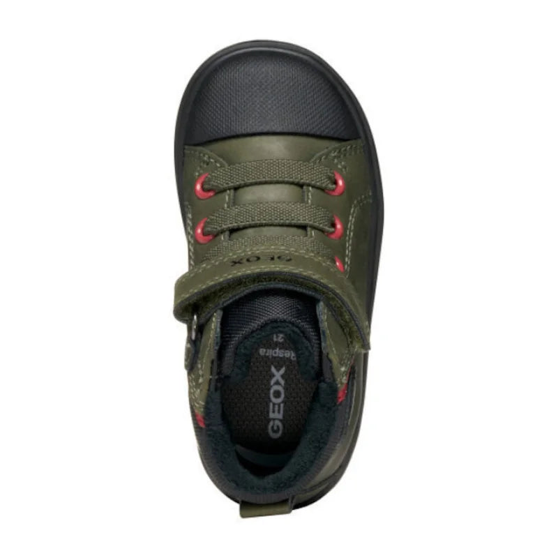 Geox Geox Baby Gisli Δερμάτινα Παιδικά Μποτάκια με Σκρατς Πράσινα Μποτάκι Αγόρι / Boots Boys fixedratio_20250729132359_2a6fbe74