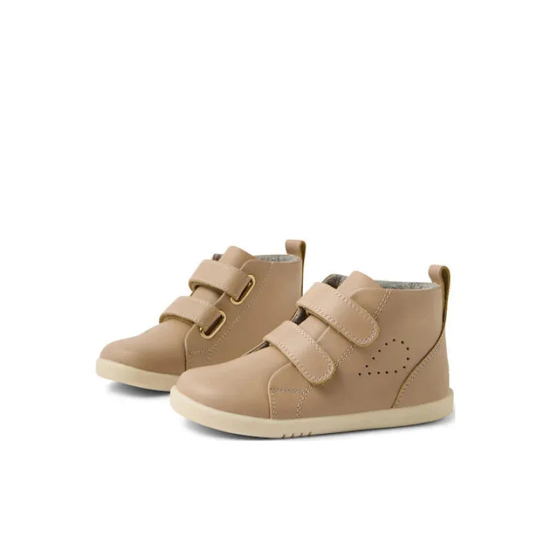 Bobux Bobux Grass Court Παιδικά Sneakers High με Σκρατς Μπεζ Μποτάκι Κορίτσι / Boots Girl fixedratio_20250908092440_63d6e799