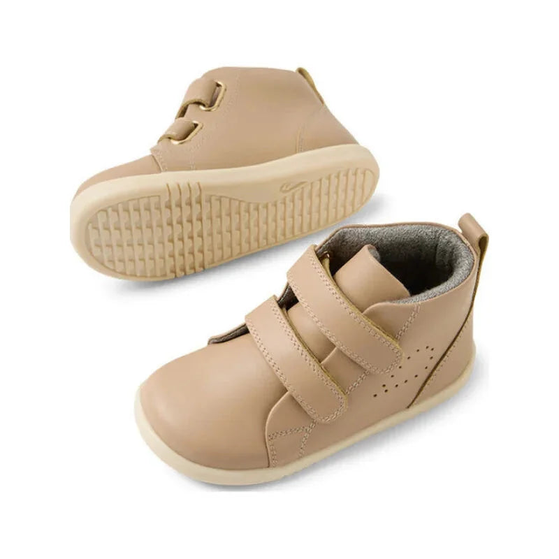 Bobux Bobux Grass Court Παιδικά Sneakers High με Σκρατς Μπεζ Μποτάκι Κορίτσι / Boots Girl fixedratio_20250908092449_9a978f55