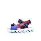 Leomil Spiderman SP013849 Παιδικά Πέδιλα Ανατομικά με Σκρατς & Φωτάκια Πολύχρωμα Πέδιλο Αγόρι Φωτάκια / Sandal Boy Lights fixedratio_20250915163654_spiderman_paidika_pedila_anatomika_polychroma