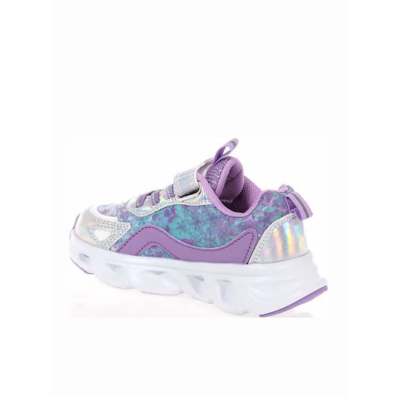 Leomil Disney Frozen Παιδικά Sneakers με Σκρατς & Φωτάκια Ασημί Παπούτσι Κορίτσι Φωτάκια / Shoes with Lights Girl fixedratio_20250915195705_970f5f85