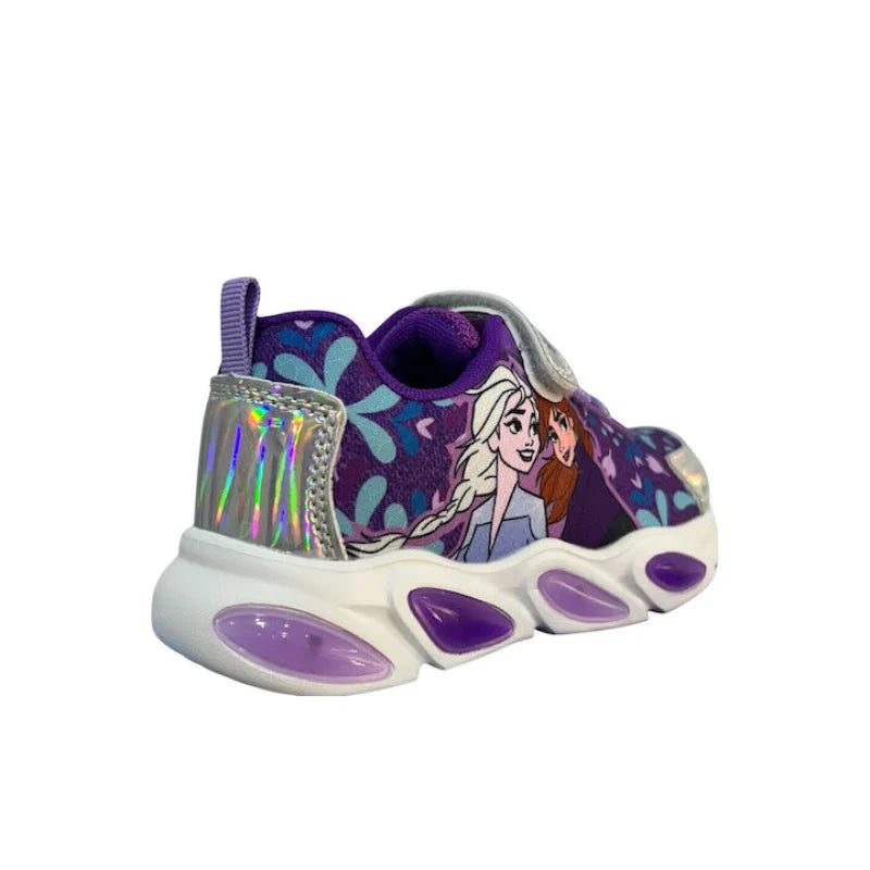 Leomil Disney Frozen Παιδικά Sneakers με Σκρατς & Φωτάκια Μωβ Παπούτσι Κορίτσι Φωτάκια / Shoes with Lights Girl fixedratio_20250915200936_1f3c8acb