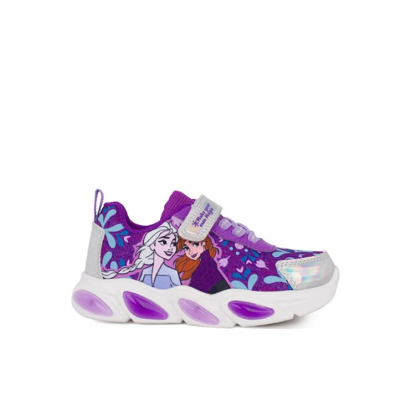Leomil Disney Frozen Παιδικά Sneakers με Σκρατς & Φωτάκια Μωβ Παπούτσι Κορίτσι Φωτάκια / Shoes with Lights Girl fixedratio_20250915200943_7cc88a60