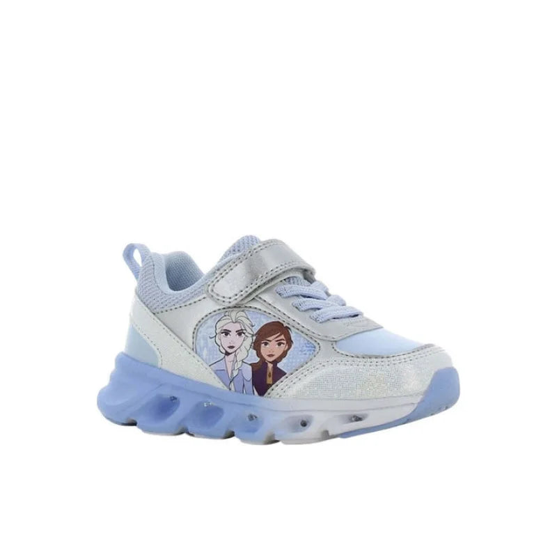 Leomil Disney Frozen FZ015625 Παιδικά Sneakers Ανατομικά με Σκρατς & Φωτάκια Ασημί Παπούτσι Κορίτσι Φωτάκια / Shoes with Lights Girl fixedratio_20260226091116_38f5ef44