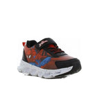 Spiderman SP015325 Παιδικά Sneakers με Σκρατς & Φωτάκια Κόκκινα