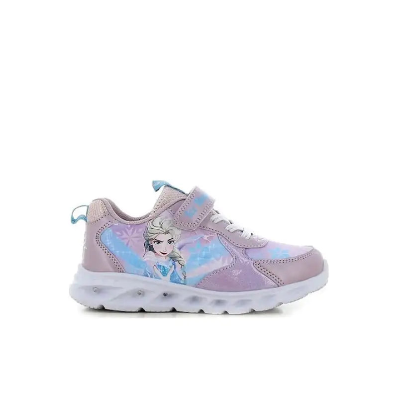 Frozen FZ016245 Παιδικά Sneakers με Σκρατς & Φωτάκια Λιλά
