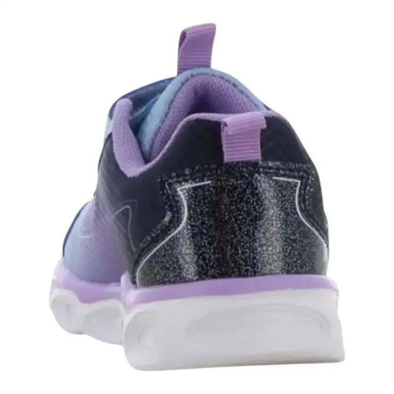 Frozen Παιδικά Sneakers FZ015975 Ανατομικά με Σκρατς & Φωτάκια Μωβ