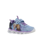 Frozen Παιδικά Sneakers FZ015975 Ανατομικά με Σκρατς & Φωτάκια Μωβ