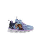 Frozen Παιδικά Sneakers FZ015975 Ανατομικά με Σκρατς & Φωτάκια Μωβ
