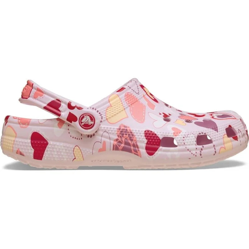 Crocs Crocs 209754-7CI Classic VDay Clog K Ροζ Παιδικά Σαμπό για Κορίτσια Θαλάσσης Κορίτσι / Beachwear Girl ftp-209755-7CI_01_3266ce22-e579-465a-bcdf-18e263fd5e42