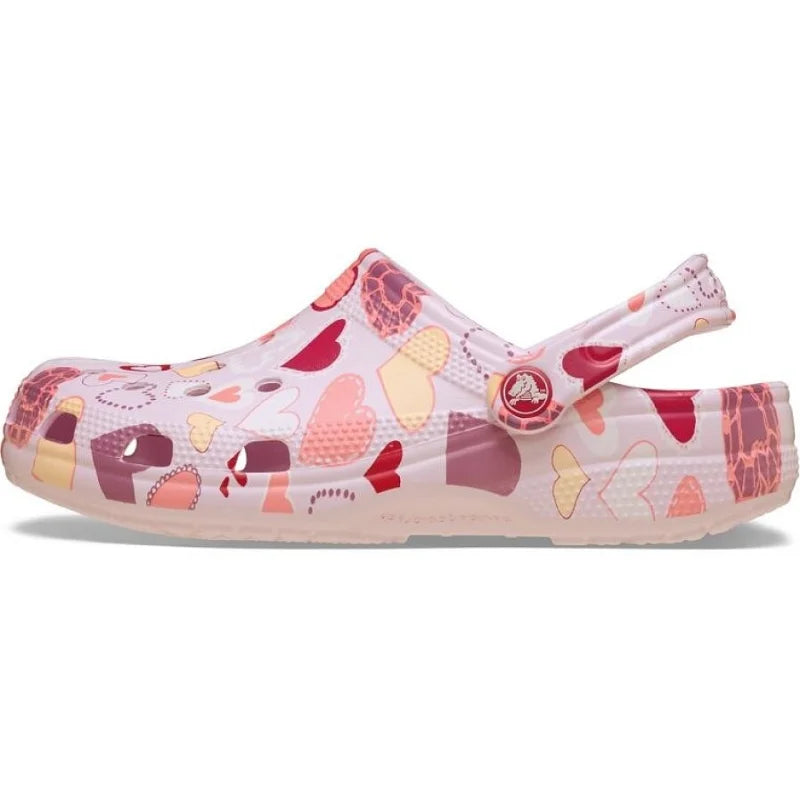 Crocs Crocs 209754-7CI Classic VDay Clog K Ροζ Παιδικά Σαμπό για Κορίτσια Θαλάσσης Κορίτσι / Beachwear Girl ftp-209755-7CI_02_6914d043-dc79-461c-b905-e7cb459a5676