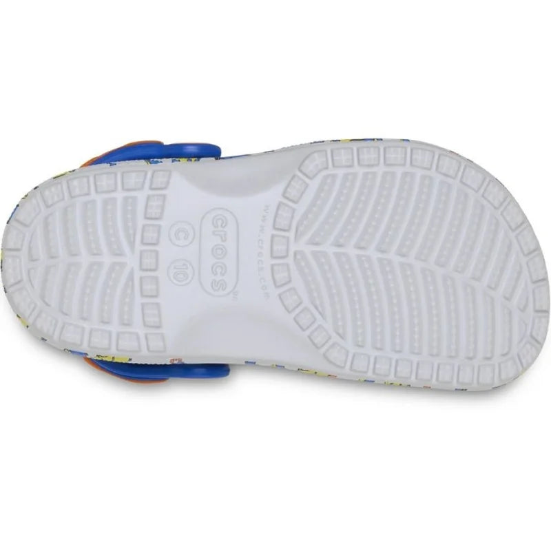 Crocs Crocs 212514-1FT Classic Dragon Graphic Clog T Παιδικά Σαμπό Γκρι Θαλάσσης Αγόρι / Beachwear Boys ftp-212514-1FT_05