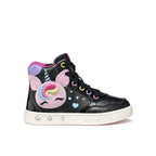 Geox Geox Skylin Παιδικά Sneakers High Ανατομικά με Φωτάκια Μαύρα Παπούτσι Κορίτσι Φωτάκια / Shoes with Lights Girl geox-athletika-j-skylin-j568wd-0nfkn-c9240-m-mauro-0000305270160_5