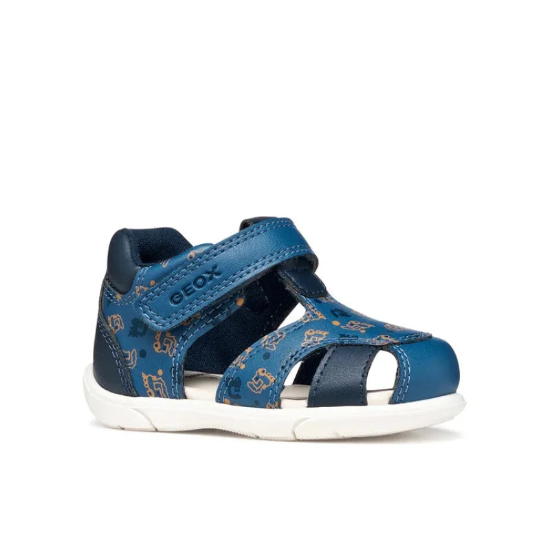 Geox Geox B556EC 05404 C4277 Zapito Boy Avio Navy Πέδιλο Αγόρι / Sandals Boy geox-sandalia-b-sandal-zapito-boy-b556ec-05404-c4277-skouro-mple-0000305698506_1