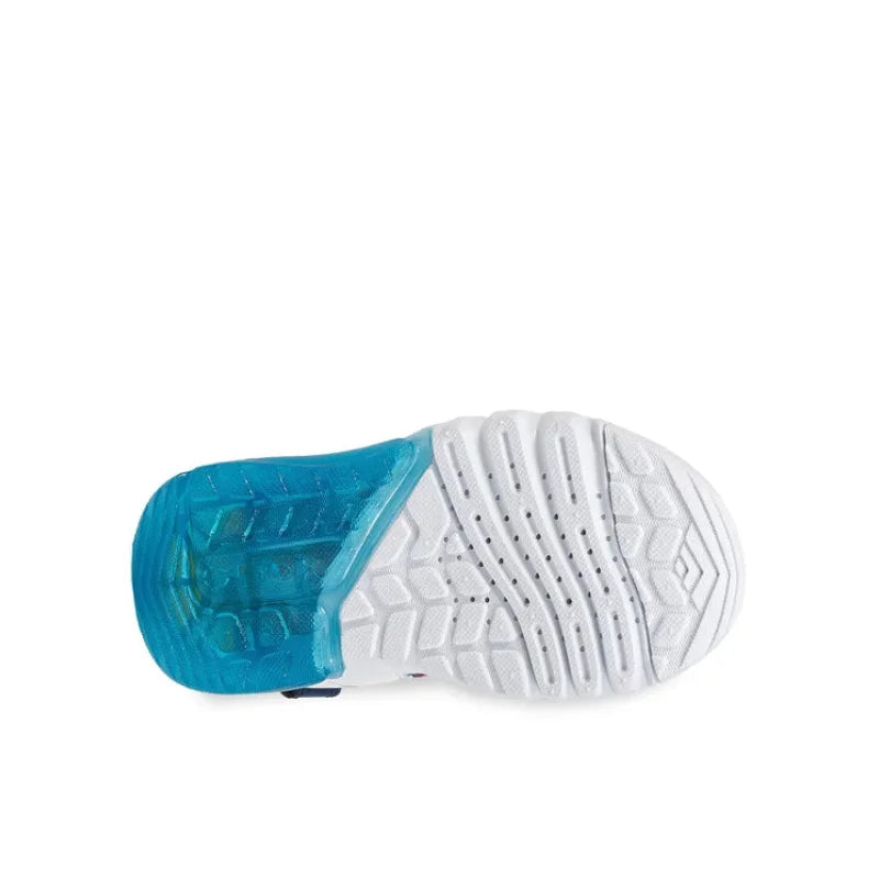 Geox Geox J65MXC Ciberdron Superman Παιδικά Σανδάλια με Φωτάκια Μπλε Πέδιλο Αγόρι Φωτάκια / Sandal Boy Lights geox-sandalia-j-sandal-ciberdron-b-j65mxc-01454-c4320-s-skouro-mple-0000305704504_3