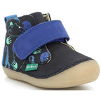 Kickers Kickers Ανατομικά Δερμάτινα Παιδικά Μποτάκια με Σκρατς Μπλε Μποτάκι Αγόρι / Boots Boys ghete-kickers-sabio-915399-10-102-marine-imprime-aquatic-1200x1200