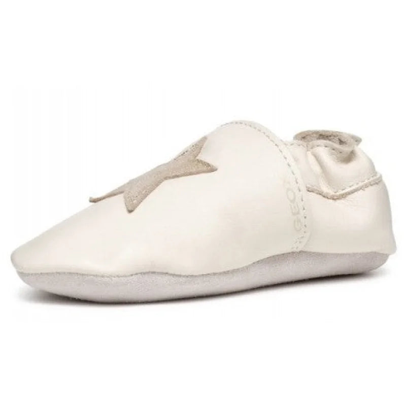 Geox Geox Gloviedoo Βρεφικά Slip ons Αγκαλιάς B4668B 085TC C1M2U μπεζ Αγκαλιάς Κορίτσι /Prenatal Girl pantofi-geox-b-gloviedoo-girl-b4668b-085tc-c1m2u-ivory-platinum-1-477x477
