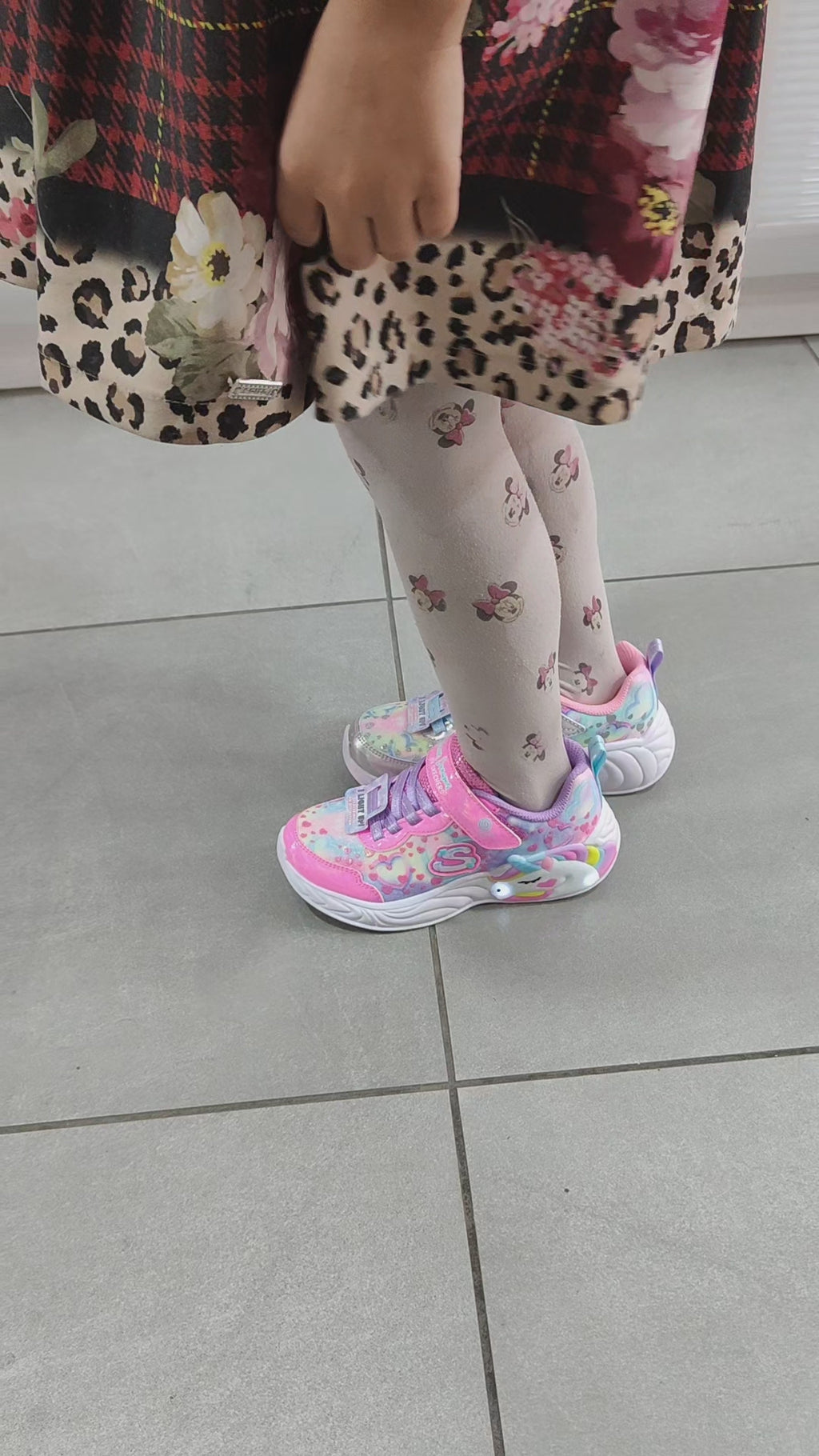 Skechers Παιδικά Sneakers με Σκρατς Ροζ