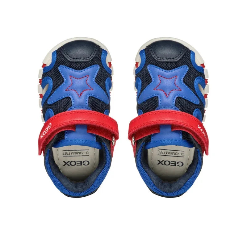 Geox Geox Παιδικά Παπουτσοπέδιλα για Αγόρια Μπλέ-Κόκκινο Πέδιλο Αγόρι / Sandals Boy sandalia-geox-b-sandal-iupidoo-b555pc-0bc14-c4226-skouro-mple-0000304616570_3