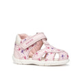 Geox Geox B556FB Sandal Zapito Girl Βρεφικά Δερμάτινα Πέδιλα Ροζ με Καβουράκια Πέδιλο Κορίτσι / Sandals Girl sandalia-geox-b-sandal-zapito-girl-b556fb-05404-c0811-roz-0000305698520_1