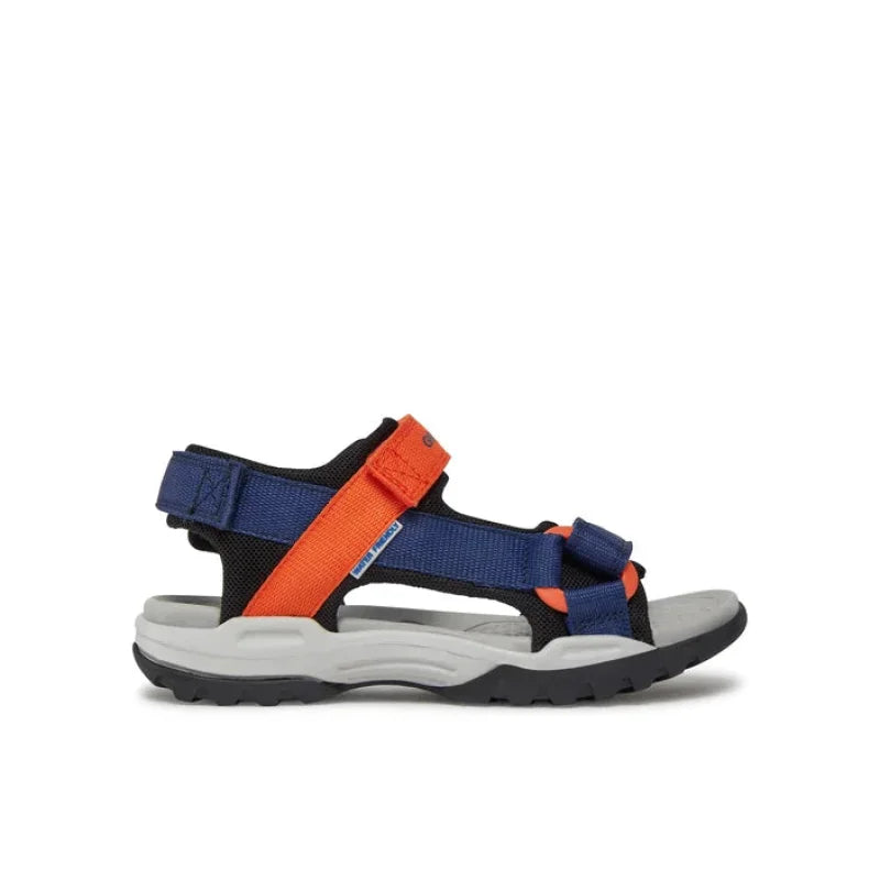Geox Geox Σανδάλια J Borealis Boy J450RE 01411 C0659 S Σκούρο μπλε Πέδιλο Αγόρι / Sandals Boy sandalia-geox-j-borealis-boy-j450re-01411-c0659-s-navy-orange-0000303479985