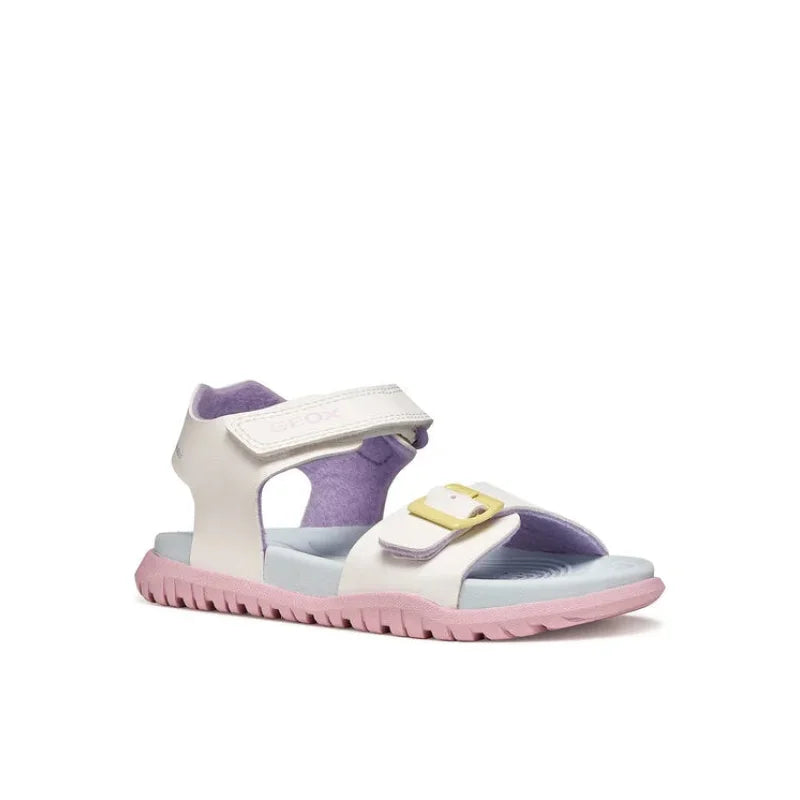 Geox Geox J Sandal Fusbetto Gi J35HQA 000BC C0653 Λευκό Σανδάλια Πέδιλο Κορίτσι / Sandals Girl sandalia-geox-j-sandal-fusbetto-gi-j35hqa-000bc-c0653-m-leuko-0000305700698_1