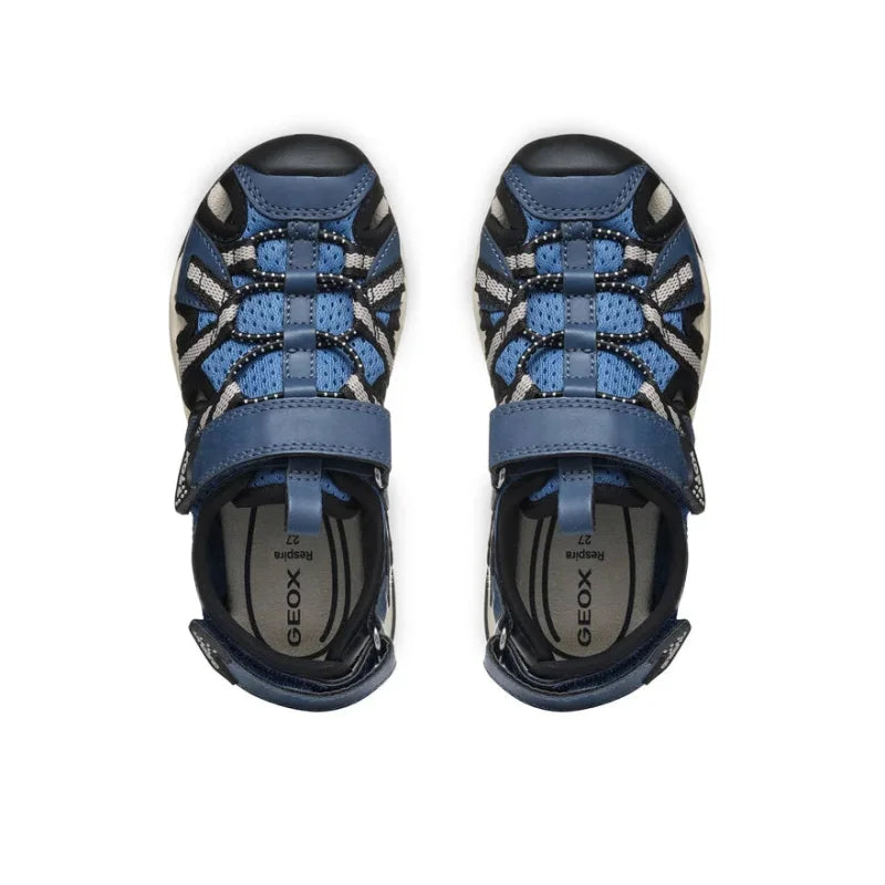 Geox Geox Σανδάλια Jr Borealis J450RB 014ME C4189 M Denim Πέδιλο Αγόρι / Sandals Boy sandalia-geox-jr-borealis-j450rb-014me-c4189-m-skouro-mple-0000304460043_4