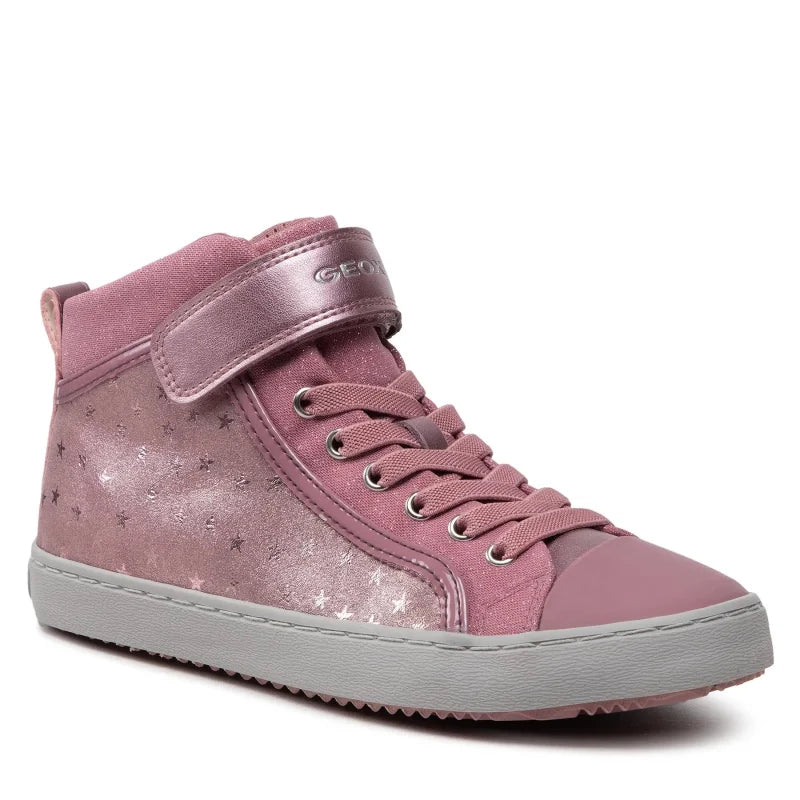 Geox Geox Παιδικά Sneakers High Ανατομικά για Κορίτσι Ροζ Μποτάκι Κορίτσι / Boots Girl sneakers-geox-j-kalispera-g-i-j744gi-0dhaj-c8006-d-dk-pink-0000300497739