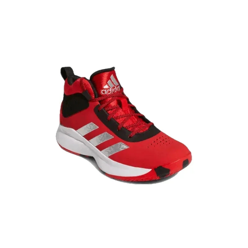 Adidas Adidas Αθλητικά Παιδικά Παπούτσια Μπάσκετ Cross Em Up 5 Vivid Red / Silver Metallic / Core Black Αθλητικά Αγόρι /Sportshoes Boys Adidas-AW23-GX4791-Red-Poline-_-_-951