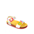Αgatha Ruiz De La Prada Agatha Ruiz De La Prada Παιδικά Πέδιλα Λευκά Πέδιλο Κορίτσι / Sandals Girl Agatha-Ruiz-De-La-Prada-SS23-232963-White-Poline-_-_-685
