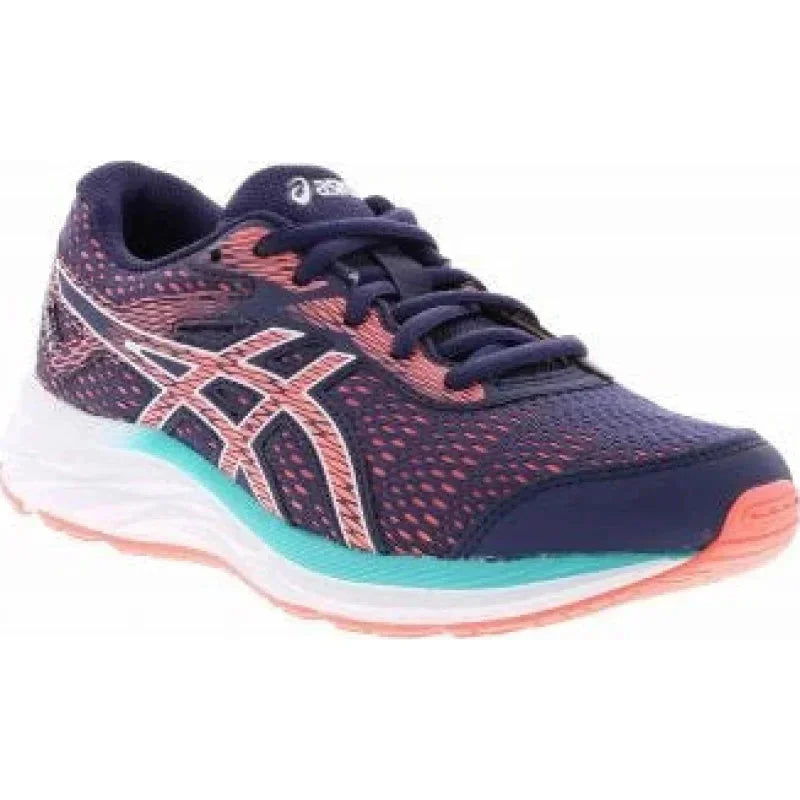 Asics ASICS Αθλητικά Παιδικά Παπούτσια Running Excite 6 Gs JR Navy Μπλε Αθλητικά Κορίτσι /Sportshoes Girl Asics-1014A079-500-Mauve-Poline-_-_-416