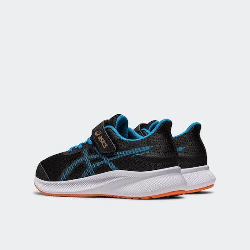 Asics ASICS Αθλητικά Παιδικά Παπούτσια Running Patriot 13 Μαύρα Αθλητικά Αγόρι /Sportshoes Boys Asics-SS23-1014A264-001-Black-Poline-_-_-294