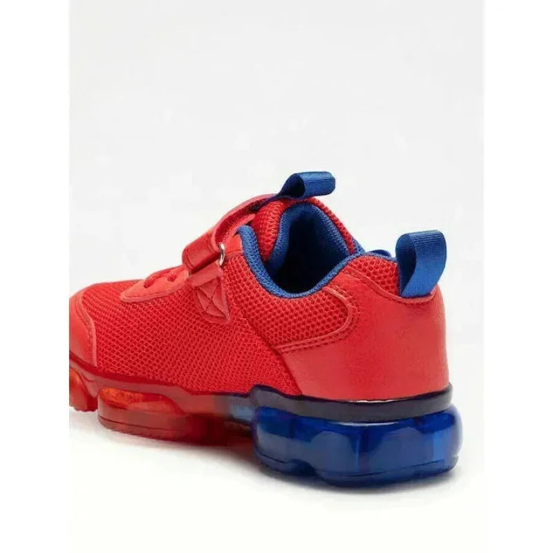 Bull Boys Bull Boys Παιδικά Ανατομικά Sneakers για Αγόρι με Δεινόσαυρους και Φωτάκια Κόκκινο Παπούτσι Αγόρι Φωτάκια / Shoes with Lights Boy Bull-Boys-AW23-D_L2204-Red-Poline-_-_-932