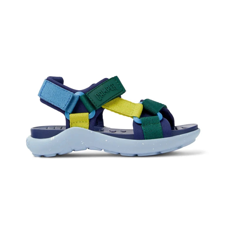 Camper Camper Παιδικά Πέδιλα Wous Ανατομικά για Αγόρια Μπλε Πέδιλο Αγόρι / Sandals Boy Camper-SS23-K800360-012-Multicolor-Poline-_-_-204