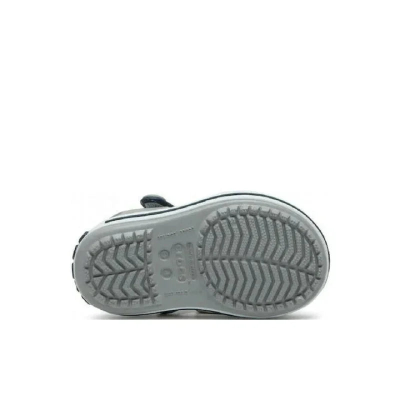 Crocs Crocs Παιδικά Ανατομικά Παπουτσάκια Θαλάσσης Crocband Γκρι Θαλάσσης Αγόρι / Beachwear Boys Crocs-12856-01U-Grey-Poline-_-_-225