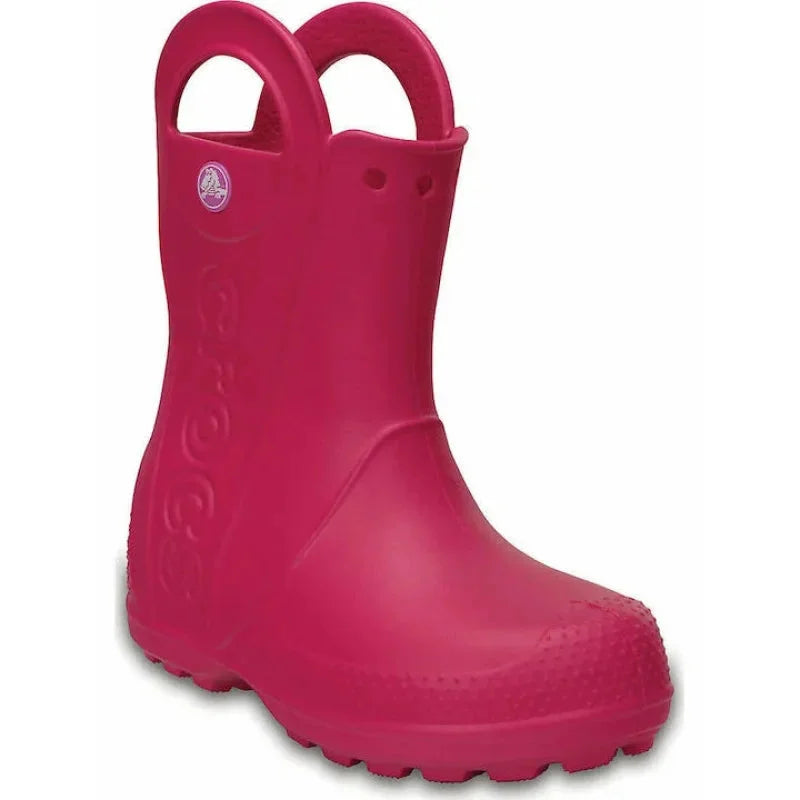 Crocs Crocs Παιδικές Γαλότσες Handle It Φούξια Γαλότσα Κορίτσι /Rainboot Girl Crocs-AW23-12803-6X0-Candy-Pink-Poline-_-_-274