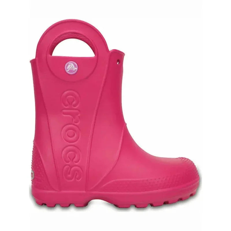 Crocs Crocs Παιδικές Γαλότσες Handle It Φούξια Γαλότσα Κορίτσι /Rainboot Girl Crocs-AW23-12803-6X0-Candy-Pink-Poline-_-_-843