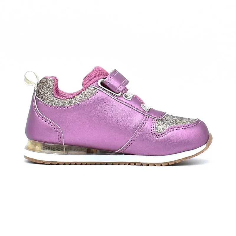 Leomil Disney Frozen Παιδικά Sneakers Ανατομικά με Φωτάκια Ροζ Παπούτσι Κορίτσι Φωτάκια / Shoes with Lights Girl Disney-Frozen-AW23-FZ011405-Pink-Poline-_-_-168