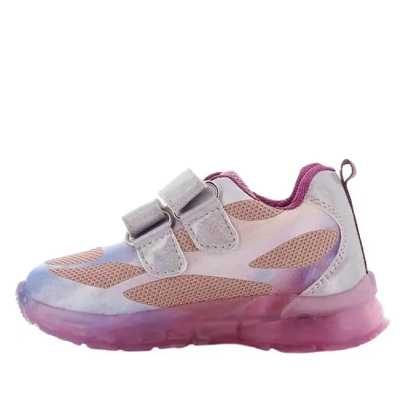 Leomil Disney Frozen Παιδικά Sneakers Ανατομικά με Φωτάκια Λιλά Παπούτσι Κορίτσι Φωτάκια / Shoes with Lights Girl Frozen-AW23-FZ011615-Lilac-Poline-_-_-775