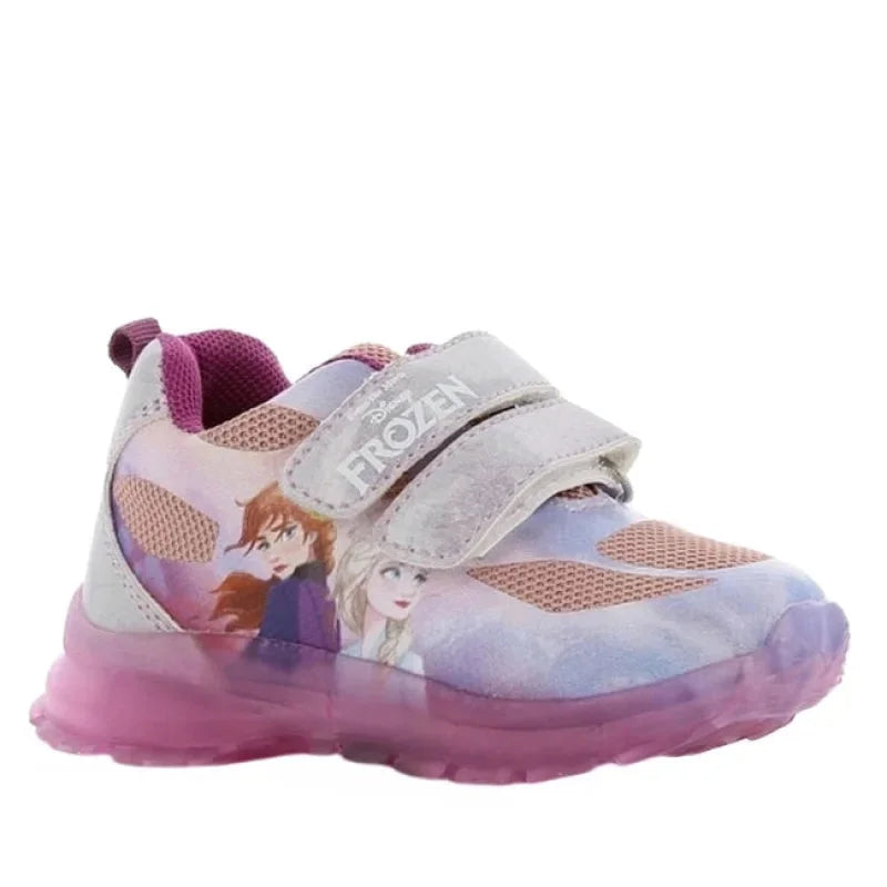Leomil Disney Frozen Παιδικά Sneakers Ανατομικά με Φωτάκια Λιλά Παπούτσι Κορίτσι Φωτάκια / Shoes with Lights Girl Frozen-AW23-FZ011615-Lilac-Poline-_-_-978